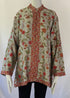 Hand Embroidered Short Jacket - Silver and Muticolor
